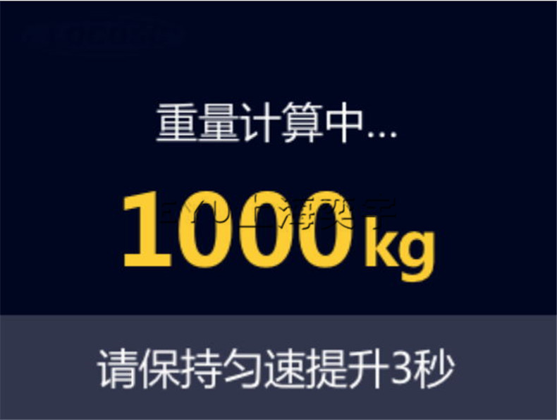 带打印机动叉车秤